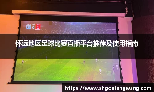 怀远地区足球比赛直播平台推荐及使用指南