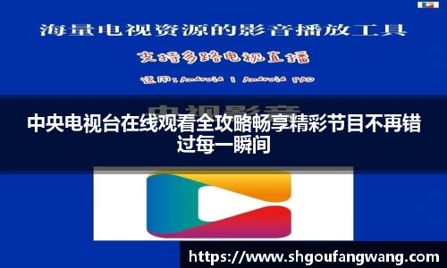 中央电视台在线观看全攻略畅享精彩节目不再错过每一瞬间