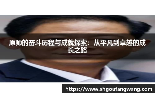 原帅的奋斗历程与成就探索:从平凡到卓越的成长之路